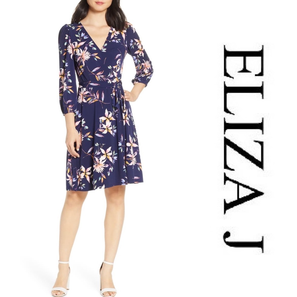 Eliza J Fit & Flare Dress